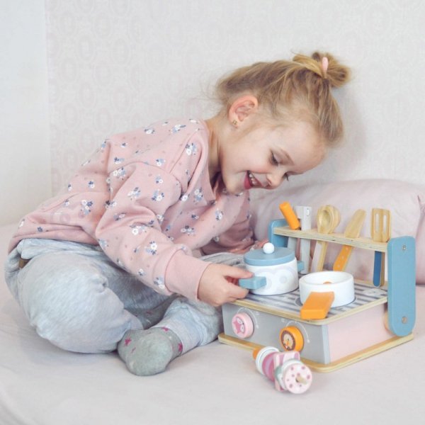 DUPLIKAT: Drewniana Składana Kuchenka i Grill Viga Toys