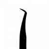 Czarna pęseta Slim Swan 