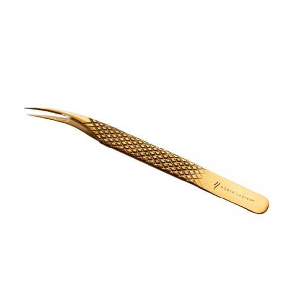Pęseta do rzęs Noble Gold PRO 5