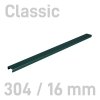 Grzbiety kanałowe MetalBind- O.CHANNEL Classic Zielony - 304/16 mm - 10 sztuk
