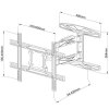 Techly ICA-PLB 171L uchwyt do telewizorów 165,1 cm (65) Czarny