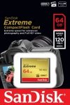 SanDisk Extreme CompactFlash 64GB 120/85 MB/s