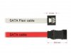 Delock Kabel SATA 6Gb/s 30cm (metalowe zatrzaski) flexi biały