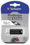 Verbatim PinStripe USB 3.0 Drive 16GB Black