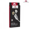 Maclean Kabel micro USB magnetyczny silver MCE160 - Quick & Fast Charge