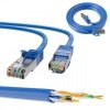 Extralink Kabel sieciowy LAN Patchcord CAT.6A S/FTP 1m 10G foliowana skręcona para, miedziany