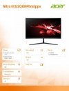 Acer Monitor 31.5 cala Nitro EI322QURPbmiippx
