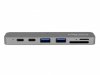 Delock Stacja dokująca dla Macbooka USB-C(M)->2X USB 3.1, HDMI,  1X THUNDERBOLT/CZYTNIK SD/MICROSD 5K