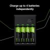 Green Cell Ładowarka VitalCharger + 4x akumulatory AAA 800mAh