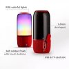 V-tac Głośnik przenośny LED Bluetooth Czerwony