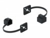 Delock Osłonka przeciwkurzowa dla RJ45 męski czarny 86589
