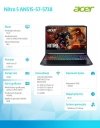 Acer Notebook Nitro 5 AN515-57-705L    WIN11H/i7-11800H/16G/512G/RTX3070/15.6''