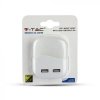 V-tac Lampka nocna do gniazdka LED USB 4000K