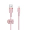 Belkin Kabel BoostCharge USB-A do Lightning silikonowy, 1m, różowy