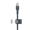 Belkin Kabel BoostCharge USB-C/Lightning Silikonowy w oplocie 1m niebieski