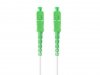 Lanberg Patchcord światłowodowy Sm Sc/Apc-Sc/Apc Simplex 3.0mm 5M biały