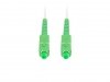 Lanberg Patchcord światłowodowy Sm Sc/Apc-Sc/Apc Simplex 3.0Mm 50M biały