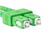 Lanberg Patchcord światłowodowy Sm Sc/Apc-Sc/Apc Duplex 3.0mm 1m żółty