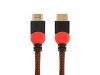 Savio Kabel HDMI 2.0 czerwono-czarny 3 m, GCL-04