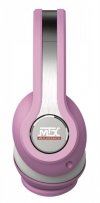 MTX Słuchawki Hi-Fi  iX1 PINK - z redukcją szumów i bogatym basem, pilot do Apple, Różowe