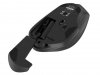 Natec Mysz bezprzewodowa Siskin 2 1600 DPI Bluetooth 5.0 + 2.4  GHz Czarna