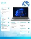 HP Inc. Notebook 255 G9 R5-5625U 256GB/8GB/W11P/15.6 6S7A5EA