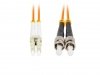 Lanberg Patchcord światłowodowy MM ST/UPC-LC/UPC DUPLEX 3.0MM OM2 50/125 LSZH 15m pomarańczowy