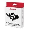 AXAGON RHD-P35 Ramka metalowa do montażu 2x 2.5 HDD w pozycji PCI Czarna