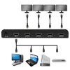 Qoltec Aktywny rozdzielacz Splitter 4 x HDMI 4K x 2K | 6Gb/s | 60Hz