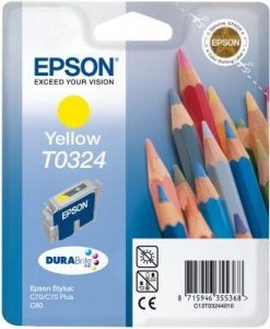 Wkład żółty do Epson Stylus C70/C80 T0324