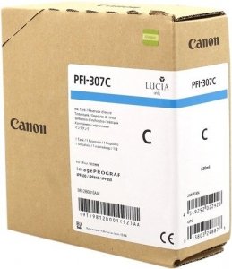 Tusz Canon PFI-307C cyan 330ml do iPF830 iPF840 iPF850