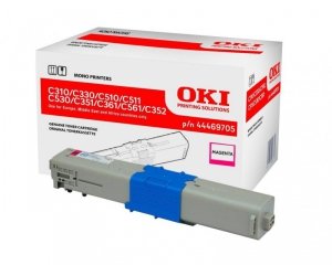 OKI Toner C310/330/510 Magenta 44469705 2K