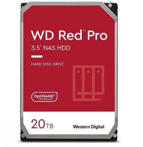 Dysk HDD WD Red Pro WD201KFGX (20 TB ; 3.5; 512 MB; 7200 obr/min)
