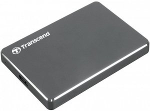 Zewnętrzny dysk twardy TRANSCEND StoreJet 1TB USB 3.1 Iron Grey
