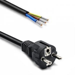 Qoltec Kabel zasilający SCHUKO CEE 7/7 (E/F) | miedź Cu | odizolowany lutowany | 3x1.5mm2 | 3m
