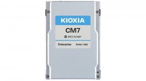 Kioxia Dysk SSD CM7-R 7680GB U.3 NVMe Gen.5 1x4 2x2 DWPD 1 3D TLC BiCS Flash Enterprise NVMe non-SED SIE PLP