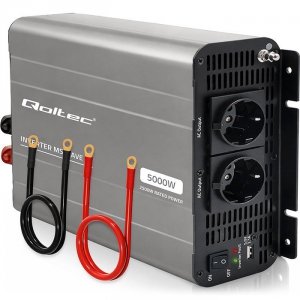 Qoltec Przetwornica napięcia MS Wave | 12V na 230V | 2500/5000W