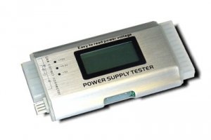 Digitus Tester zasilaczy ATX z wyświetlaczem LCD (4pin, 6pin, 8pin, 20/24pin, ATA, SATA)