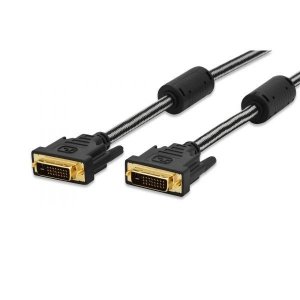 EDNET Kabel połączeniowy DVI-D DualLink WQXGA 30Hz Typ DVI-D (24+1)/DVI-D (24+1) M/M 3m Czarny