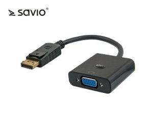 Elmak Adapter DisplayPort - VGA SAVIO CL-90 blister