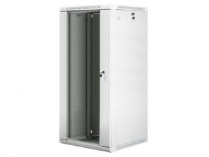 Lanberg Szafa instalacyjna wisząca 19 cali 27U 600X600mm szara (drzwi szklane)