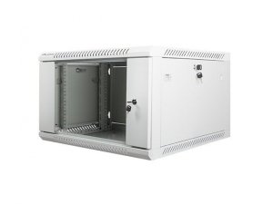 Lanberg Szafa instalacyjna wisząca 19 cali 6U 600X600mm (drzwi szklane) szara