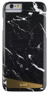 Holdit Selected etui Langasand magnetic marble czarny iPhone 7 8
