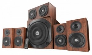 Trust Vigor 5.1 Surround Speaker System for pc - drewniane