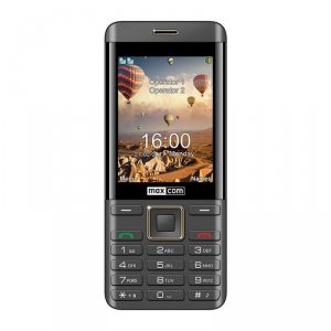 Maxcom TELEFON MM 236 CZARNO-ZŁOTY DUAL SIM