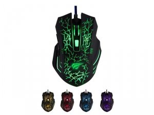 HAVIT GAMENOTE MS672 Mysz gaminowa, optyczna, 2400 DPI, 6 Przycisków, LED