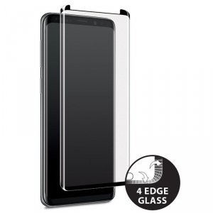 PURO Szkło ochronne Full Edge do Samsung Galaxy S9+ czarna ramka