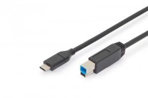 EDNET Kabel połączeniowy USB 3.1 Gen.1 SuperSpeed 5Gbps Typ USB C/B M/M czarny 1,8m