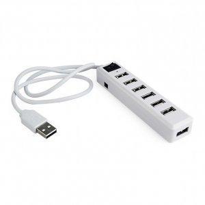 Gembird HUB USB 7-portowy biały