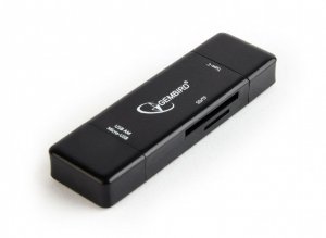 Gembird Czytnik kart multi USB czarny